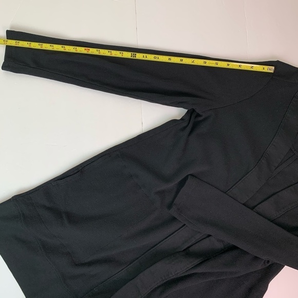 J. Jill light cardigan EUC black with pockets M - Picture 6 of 8